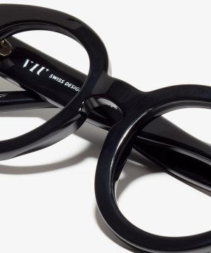 Detail-Bild der Brille The Mindful in Farbe Black und Größe Breit