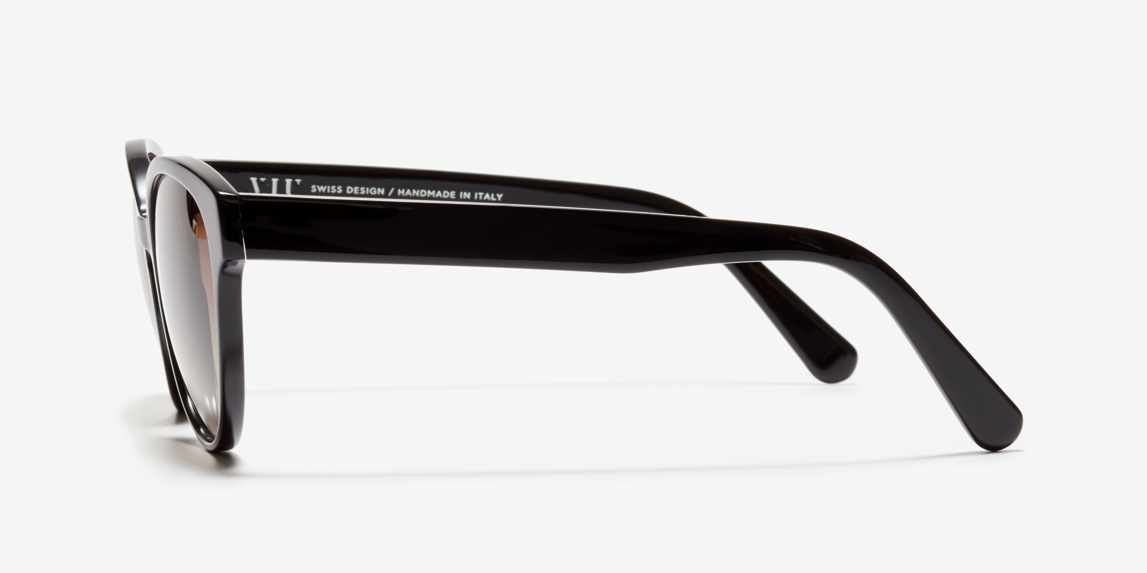Seite-Bild der Sonnenbrille The Dazzling in Farbe Black und Größe Mittel