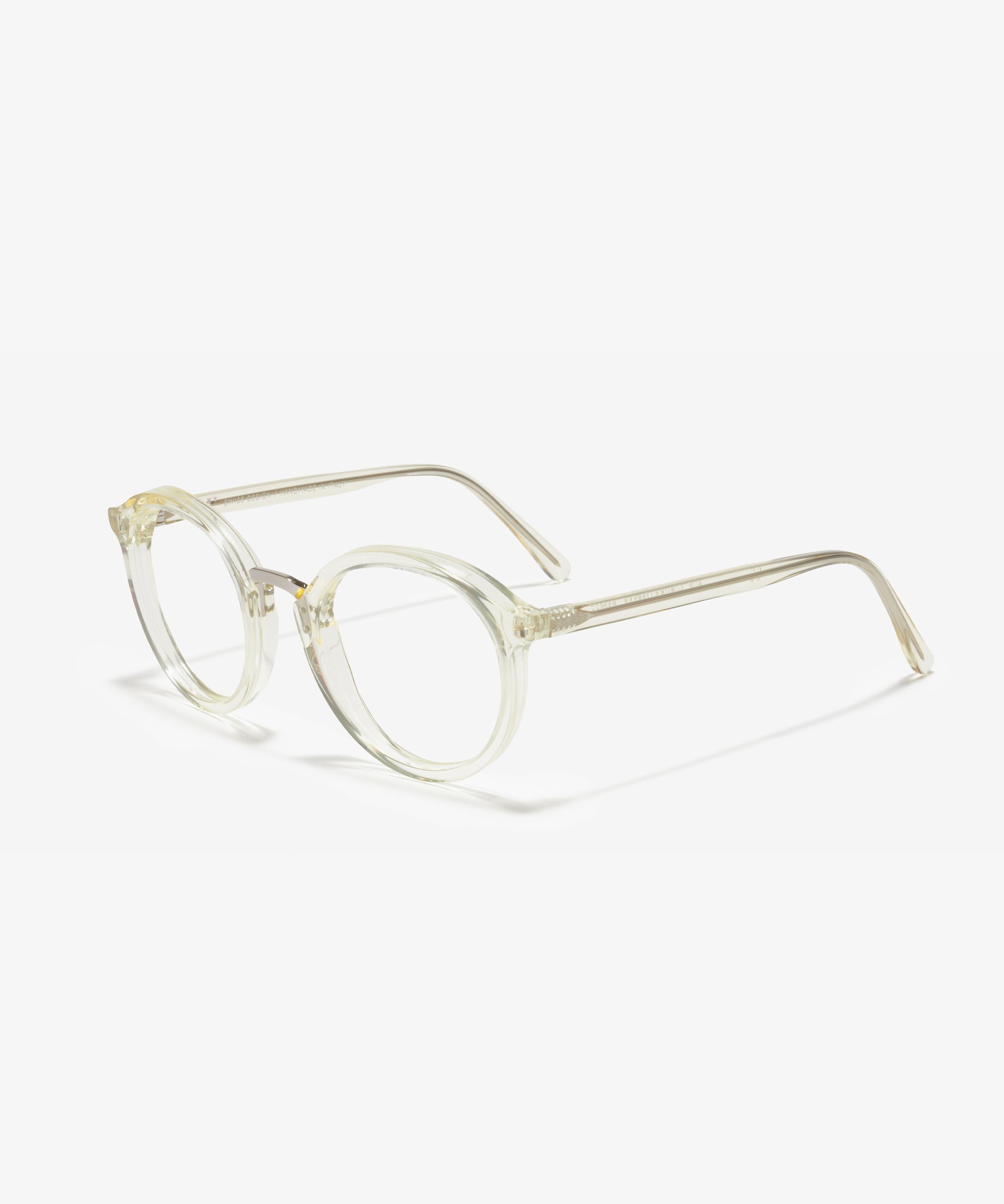 Angle image of the frame The Author in colour Pale Yellow and size Medium