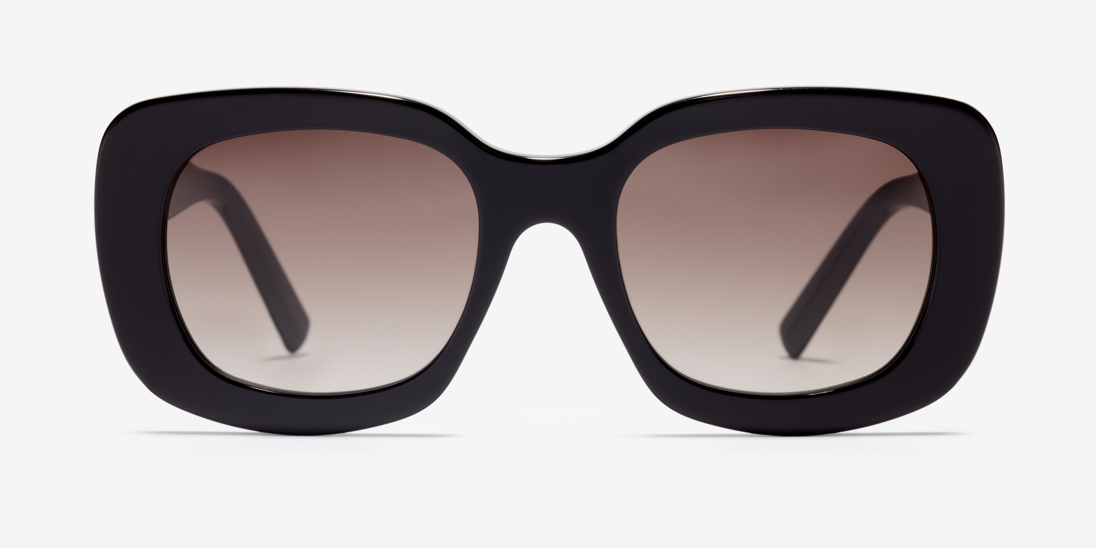 Front-Bild der Sonnenbrille The Lover in Farbe Black und Größe Breit