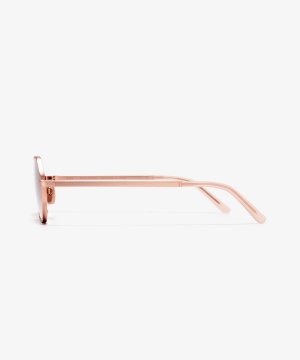 Seite-Bild der Sonnenbrille The Clash in Farbe Rose Gold und Grösse Mittel