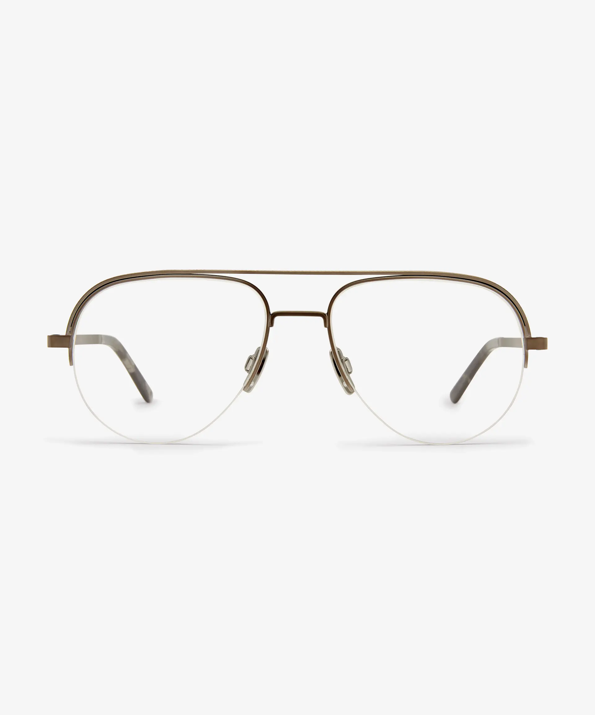 Front image of the frame The Nomad in colour Gunmetal and size Wide
