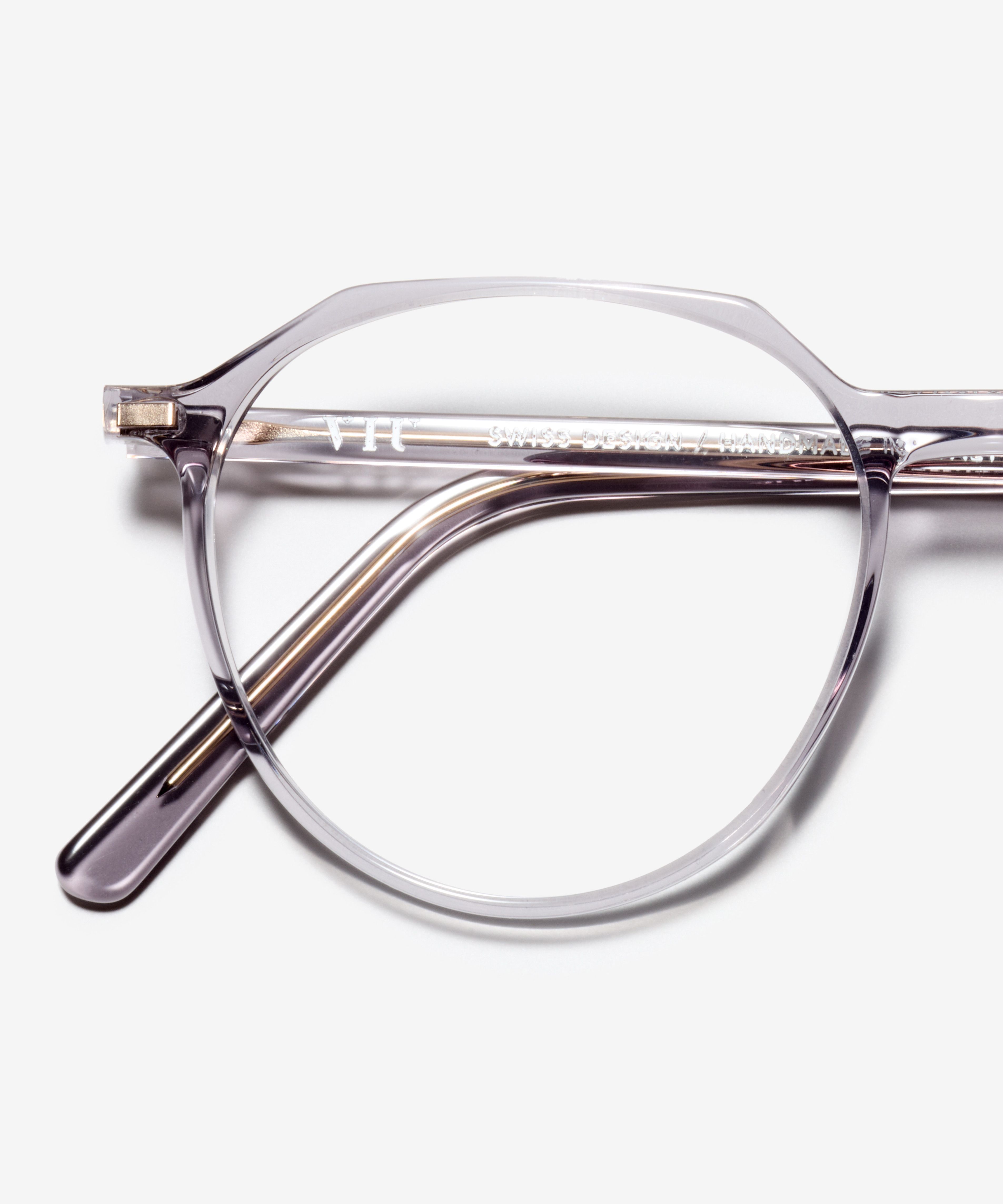 Detail-Bild der Brille The Fortunate in Farbe Steel Grey und Größe Mittel