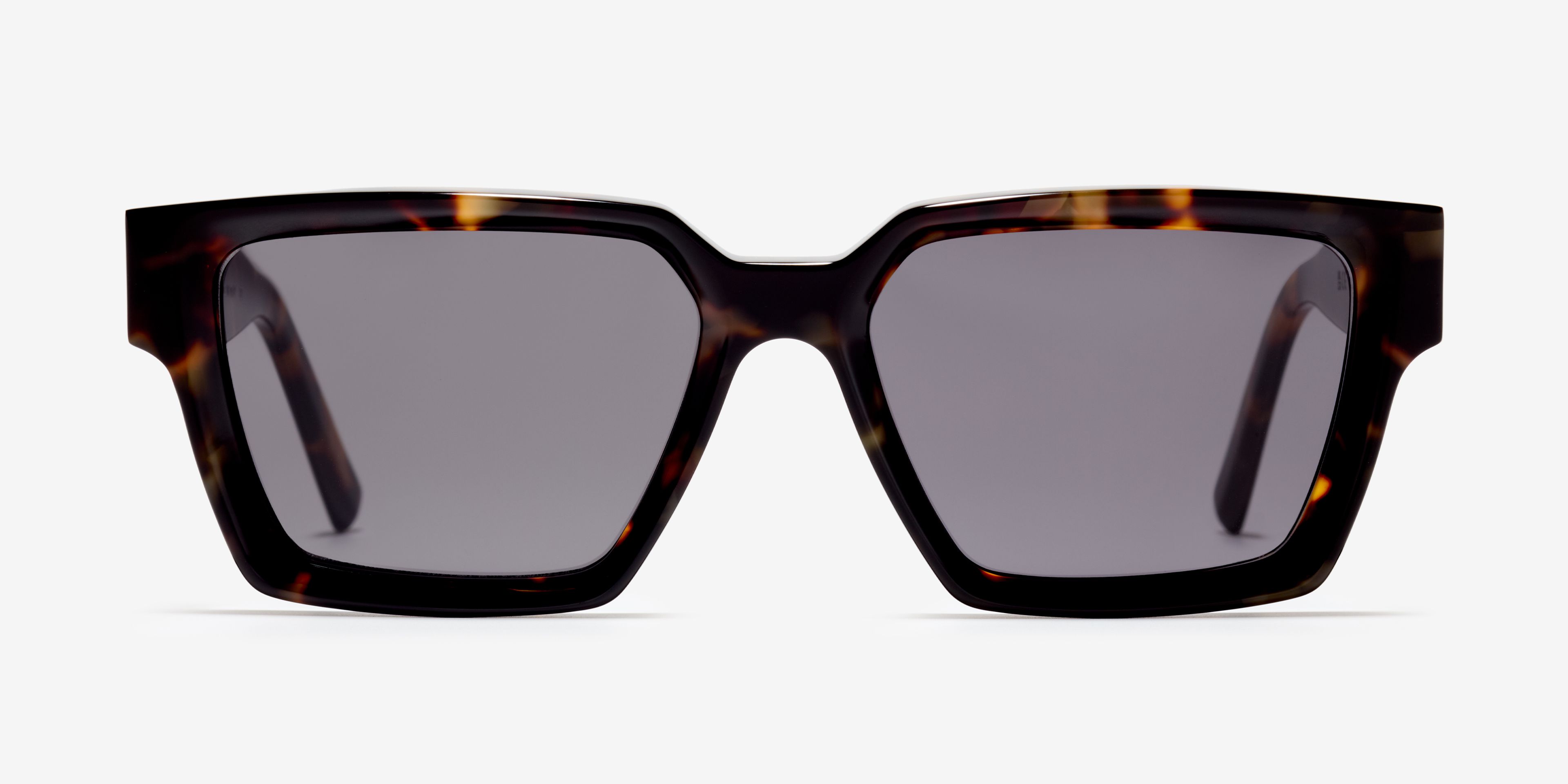 Front image of the sunglasses The Savage in colour Amber Tortoise and size Wide