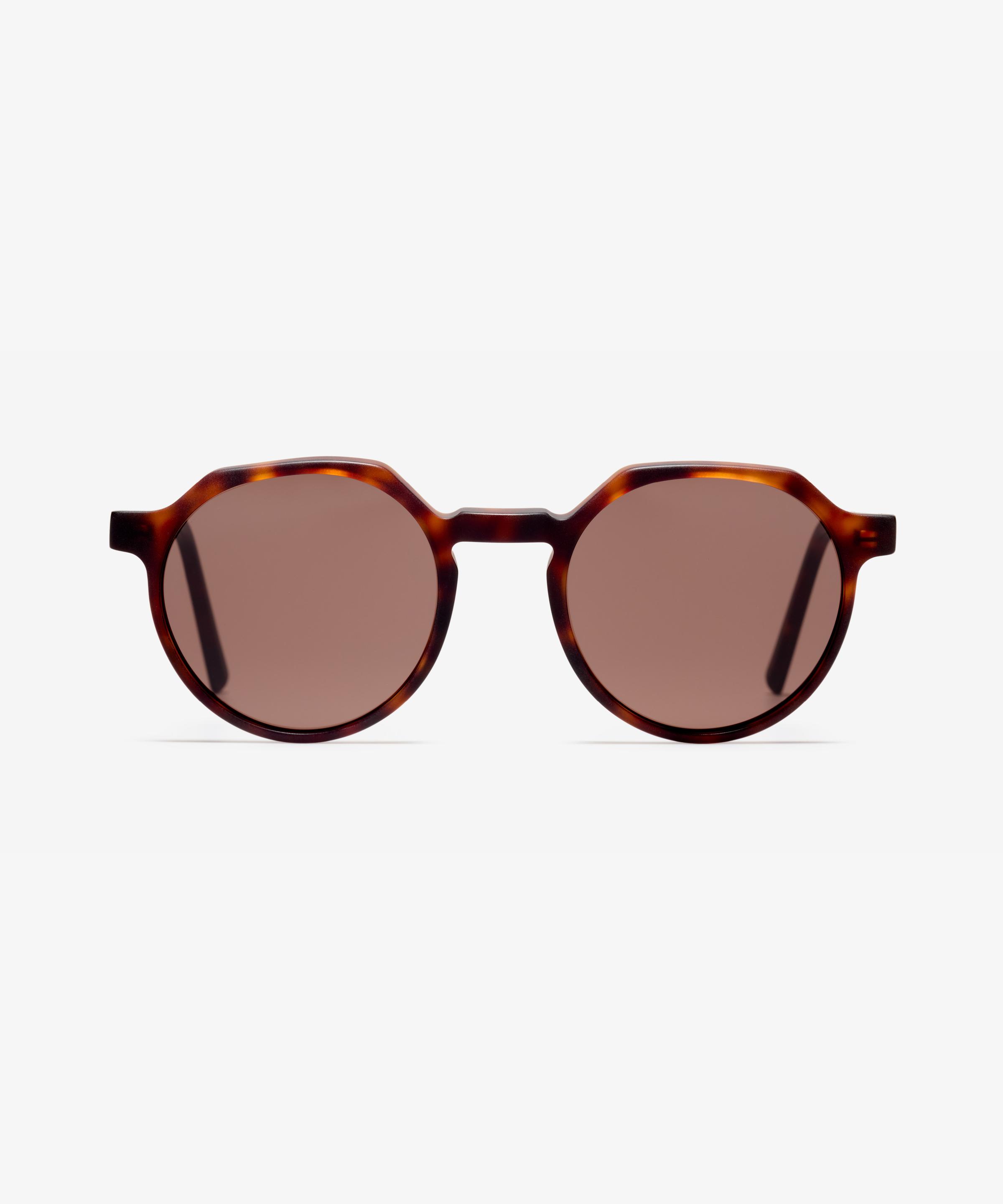 Front image of the sunglasses The Cultivated in colour Tortoise and size Medium