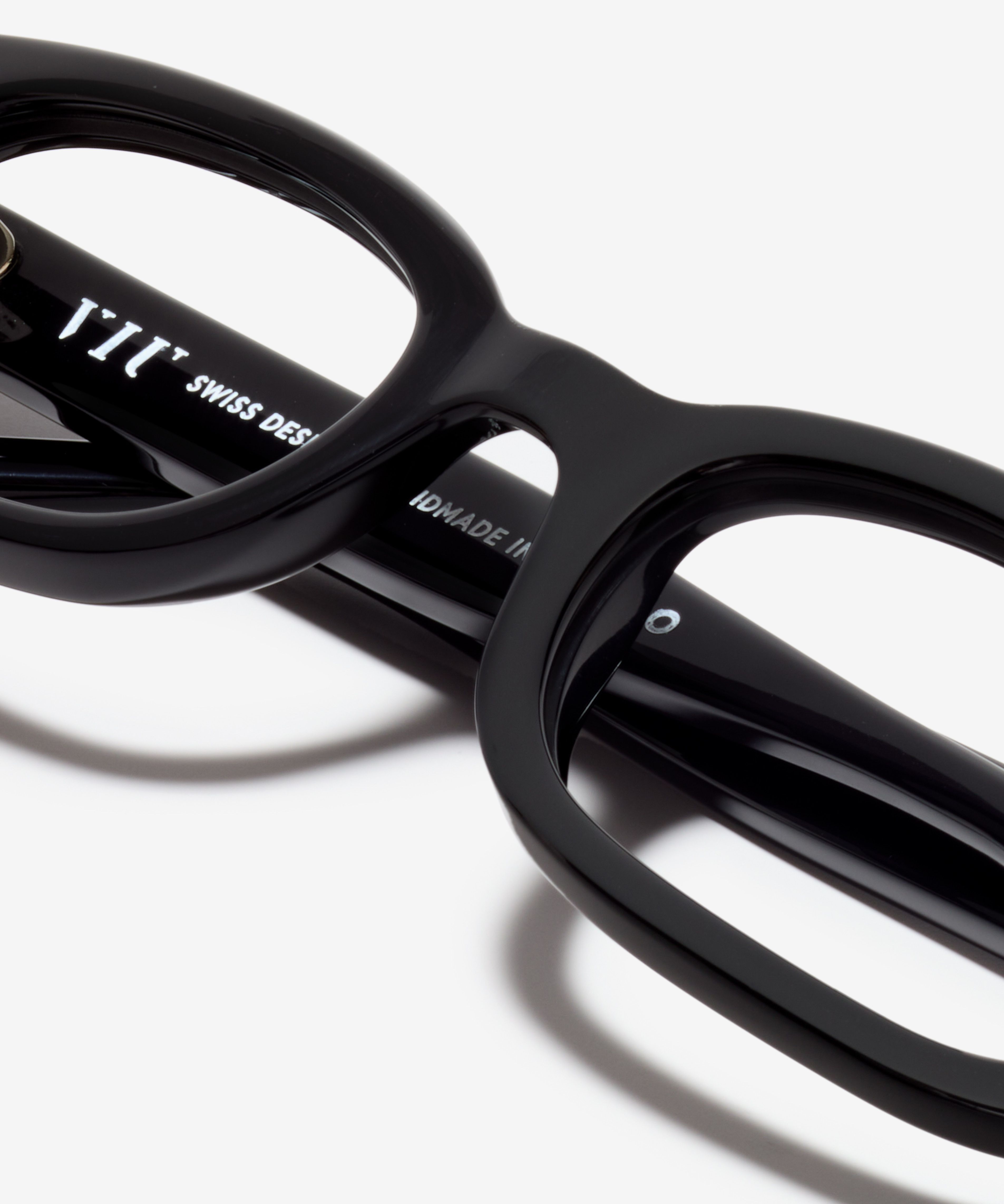 Detail-Bild der Brille The Shameless in Farbe Black und Größe Breit