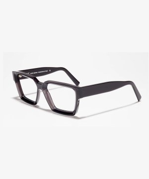 Angle image of the frame The Savage in colour Black Transparent and size Wide