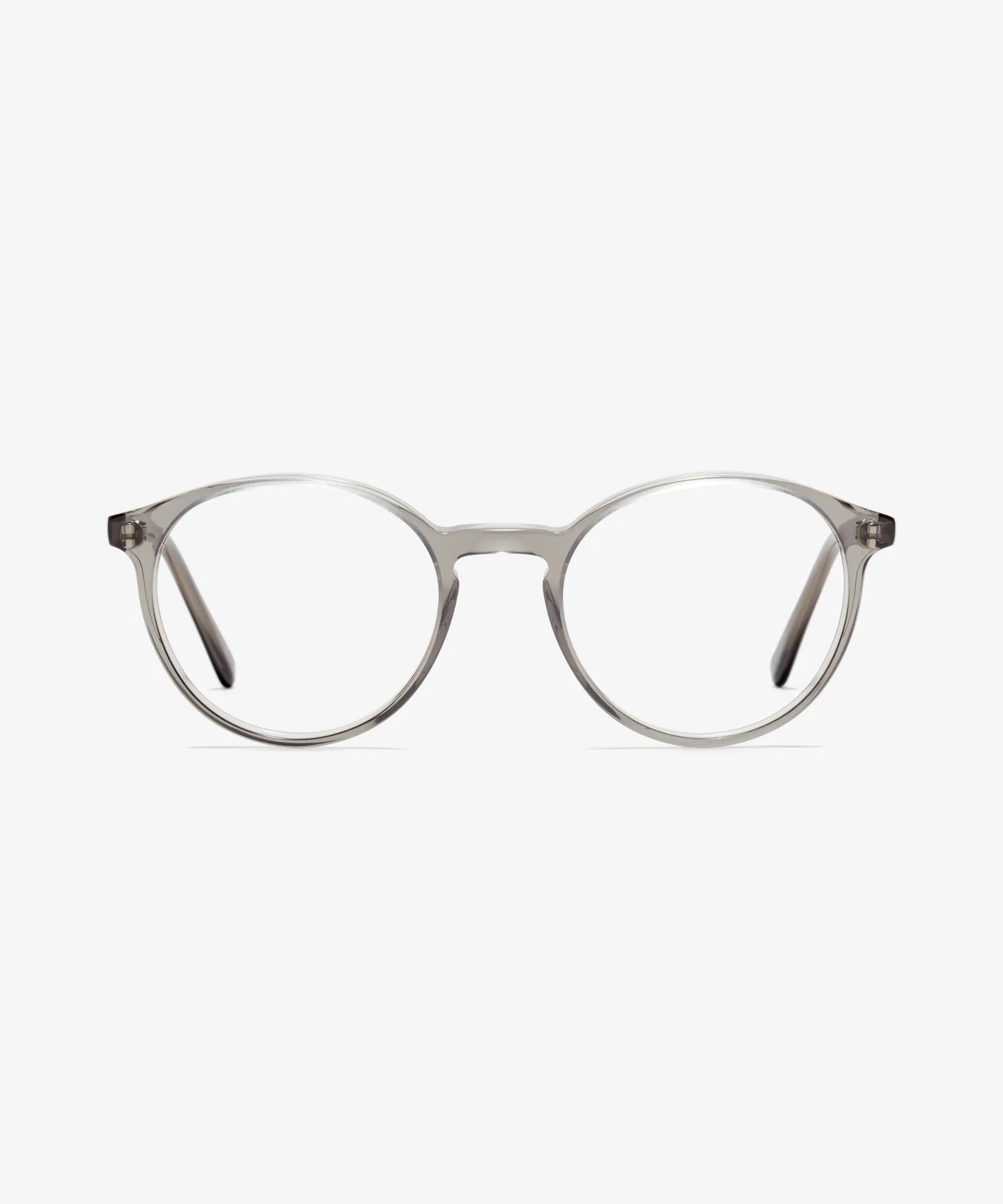 Image Face de la monture The Dapper en couleur Smoke et taille Large