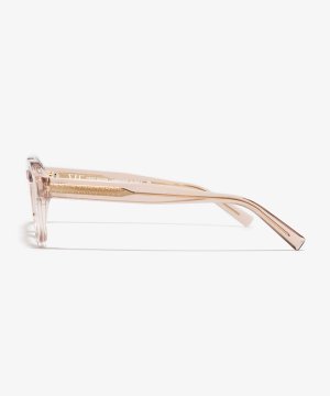 Side image of the frame The Authentic in colour Pale Brown and size Medium