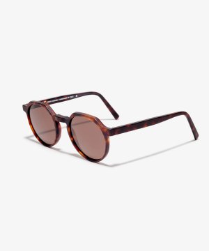 Angle image of the sunglasses The Cultivated in colour Tortoise and size Medium