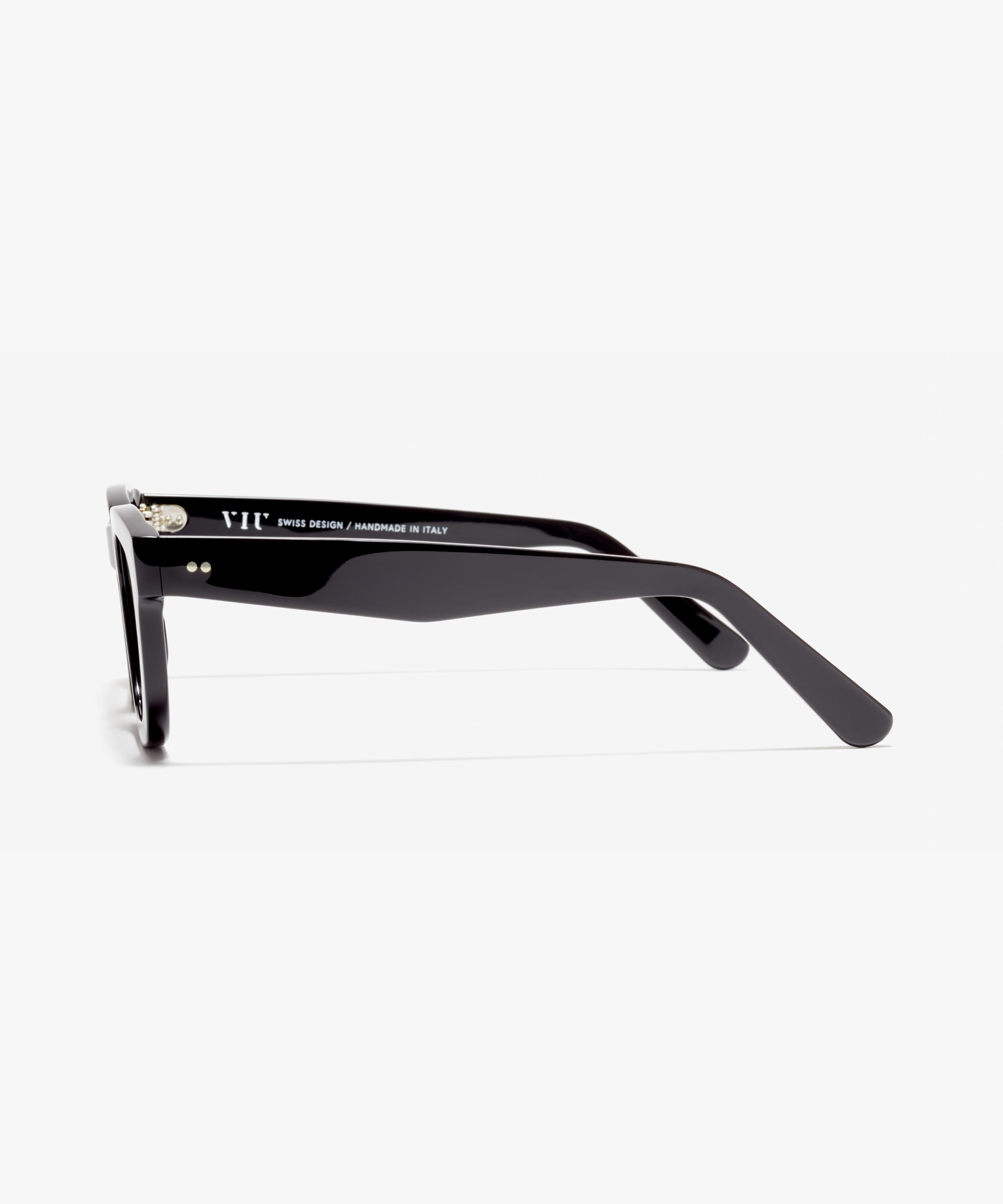 Side image of the frame The Novelist in colour Black and size Medium