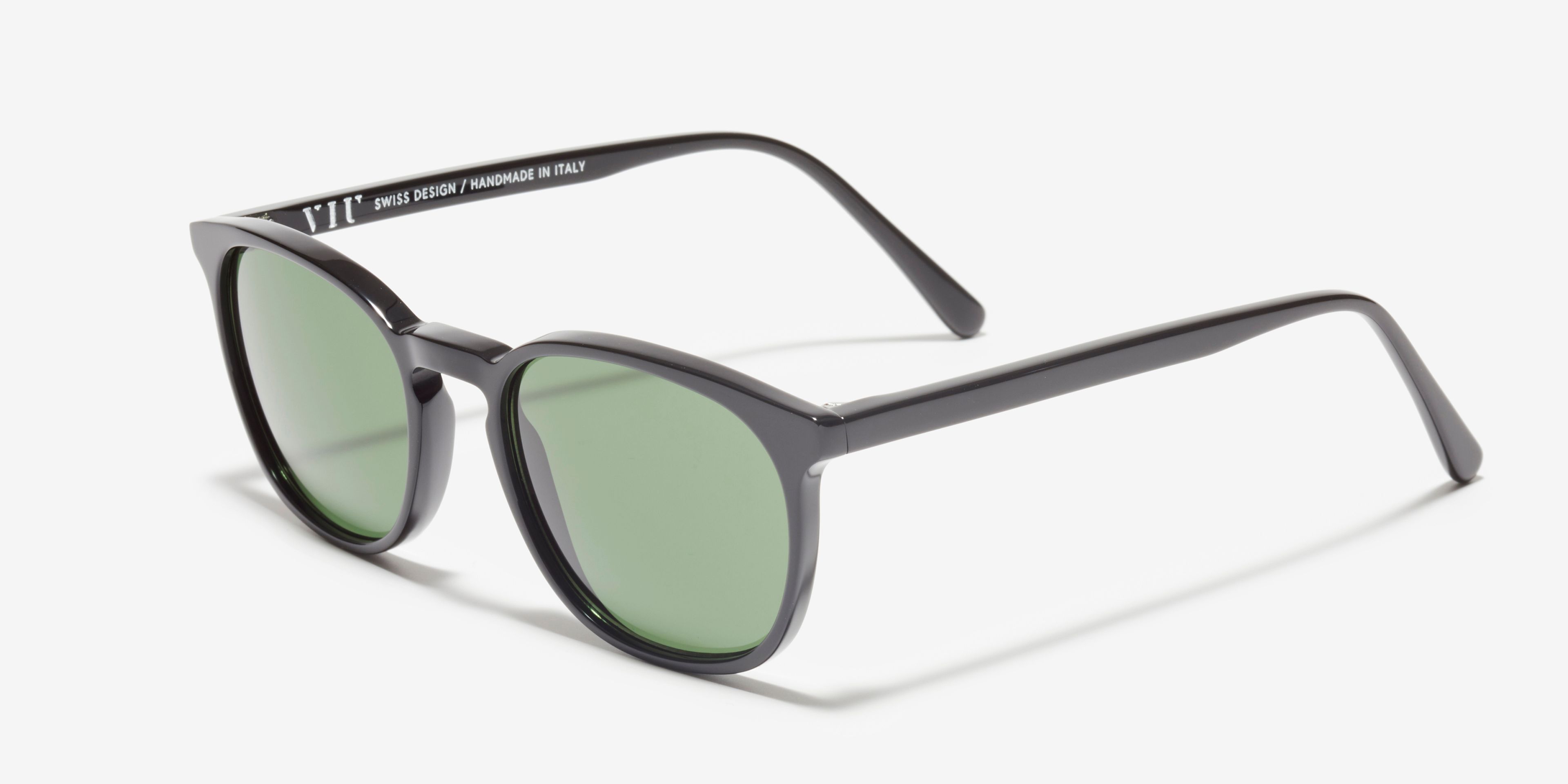 Schräg-Bild der Sonnenbrille The Neat in Farbe Black und Größe Schmal