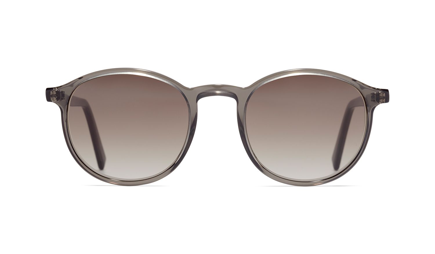 Image Face de la paire de lunettes de soleil The Expert en couleur Smoke et taille Moyens