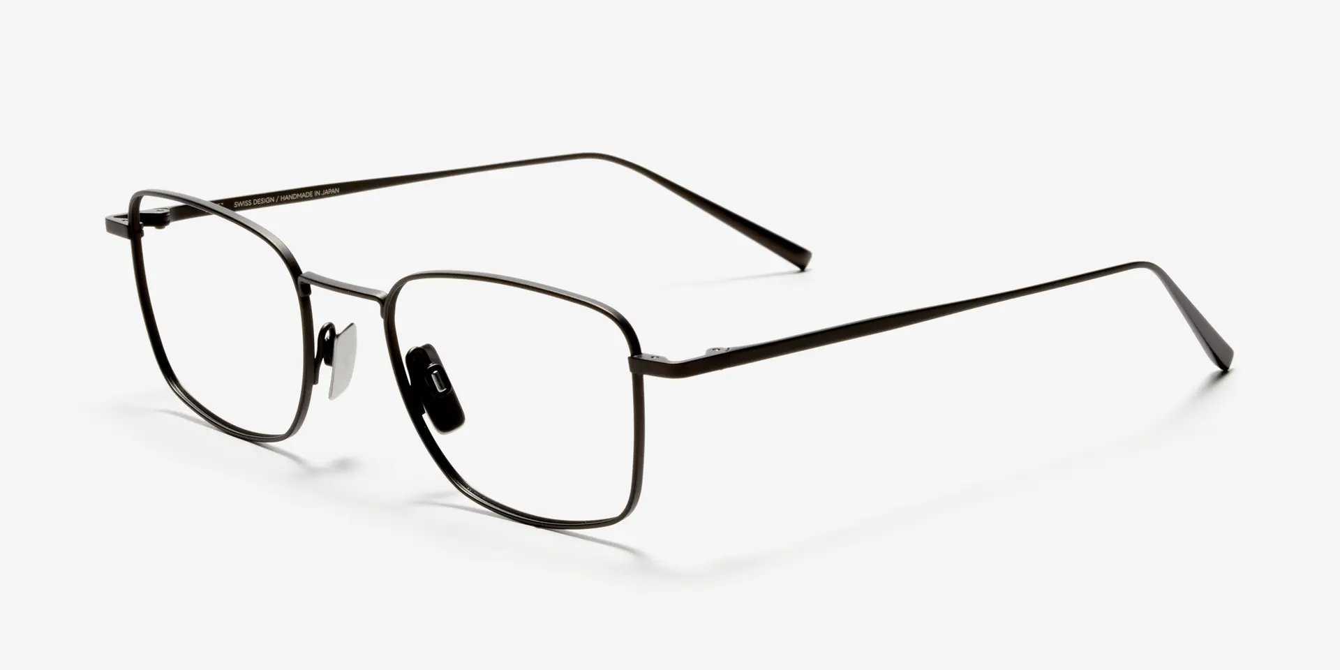 Angle image of the frame The Realist in colour Gunmetal and size Wide