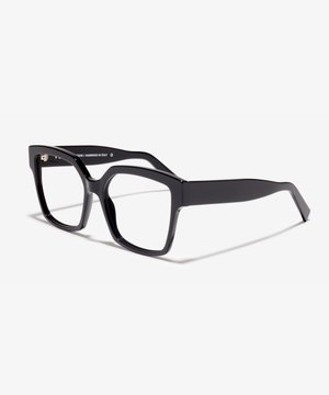 Schräg-Bild der Brille The Royal in Farbe Black und Größe Breit