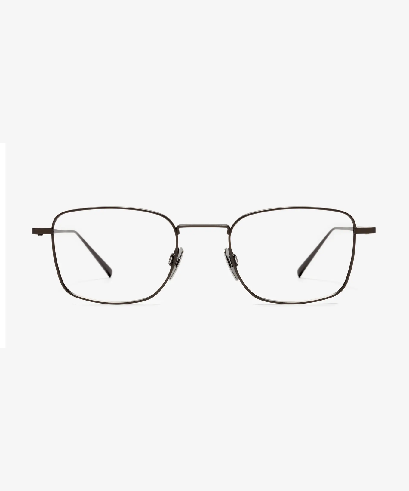Front-Bild der Brille The Realist in Farbe Gunmetal und Größe Breit