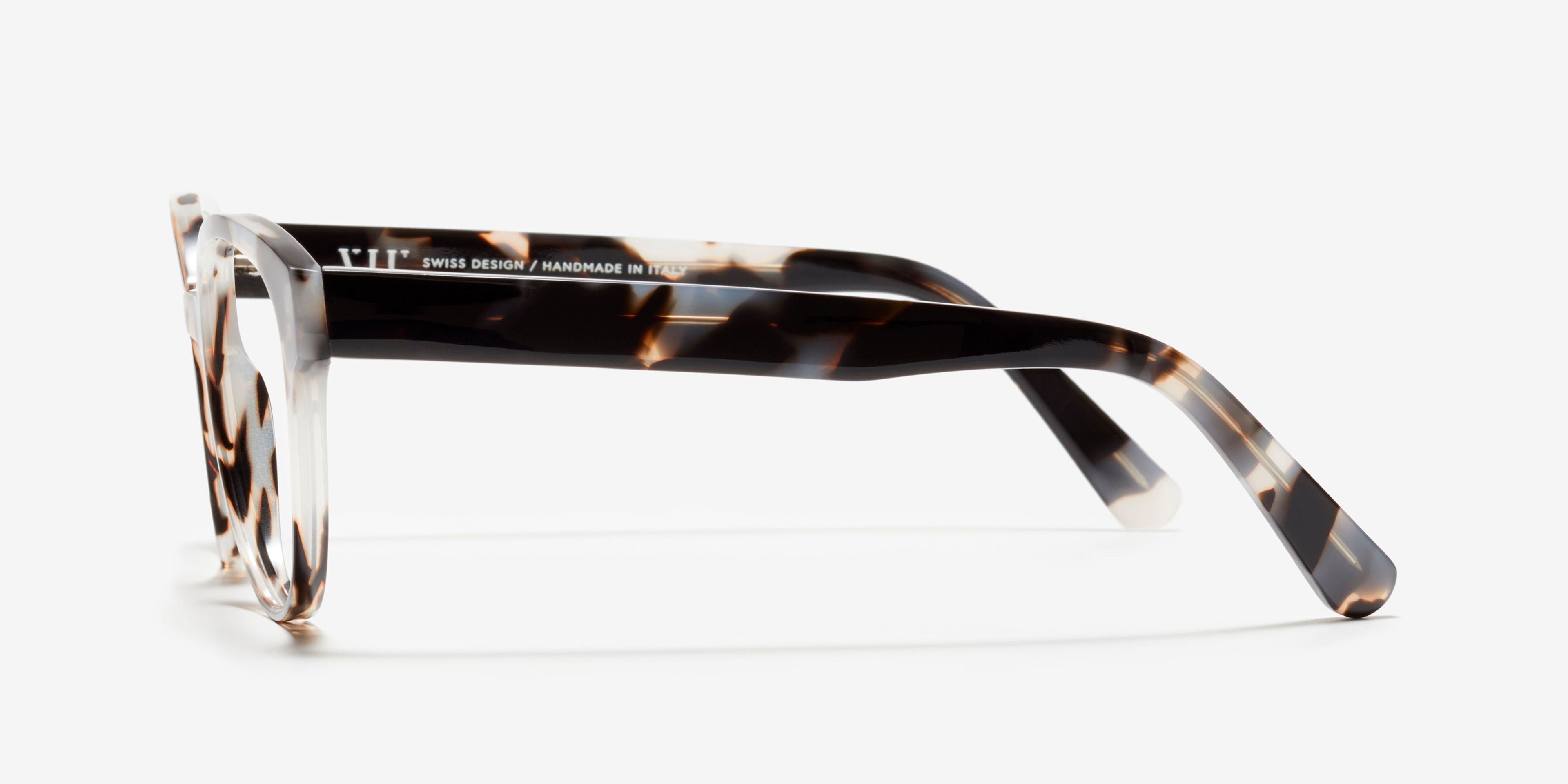 Seite-Bild der Brille The Dazzling in Farbe Midnight Havana und Größe Mittel
