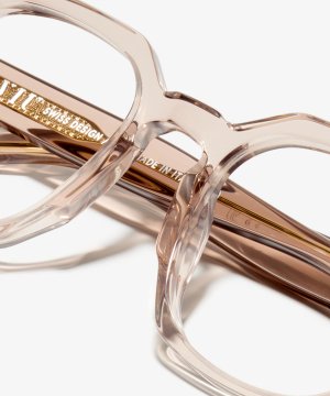 Detail image of the frame The Authentic in colour Pale Brown and size Medium