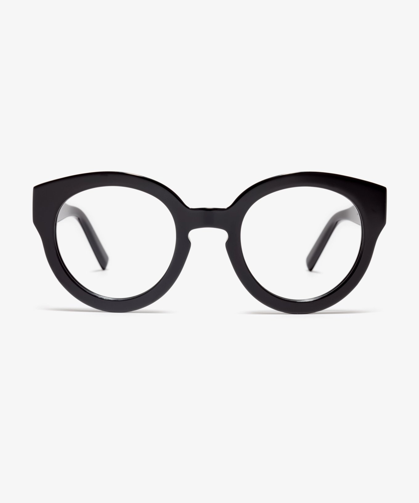 Front-Bild der Brille The Mindful in Farbe Black und Größe Breit