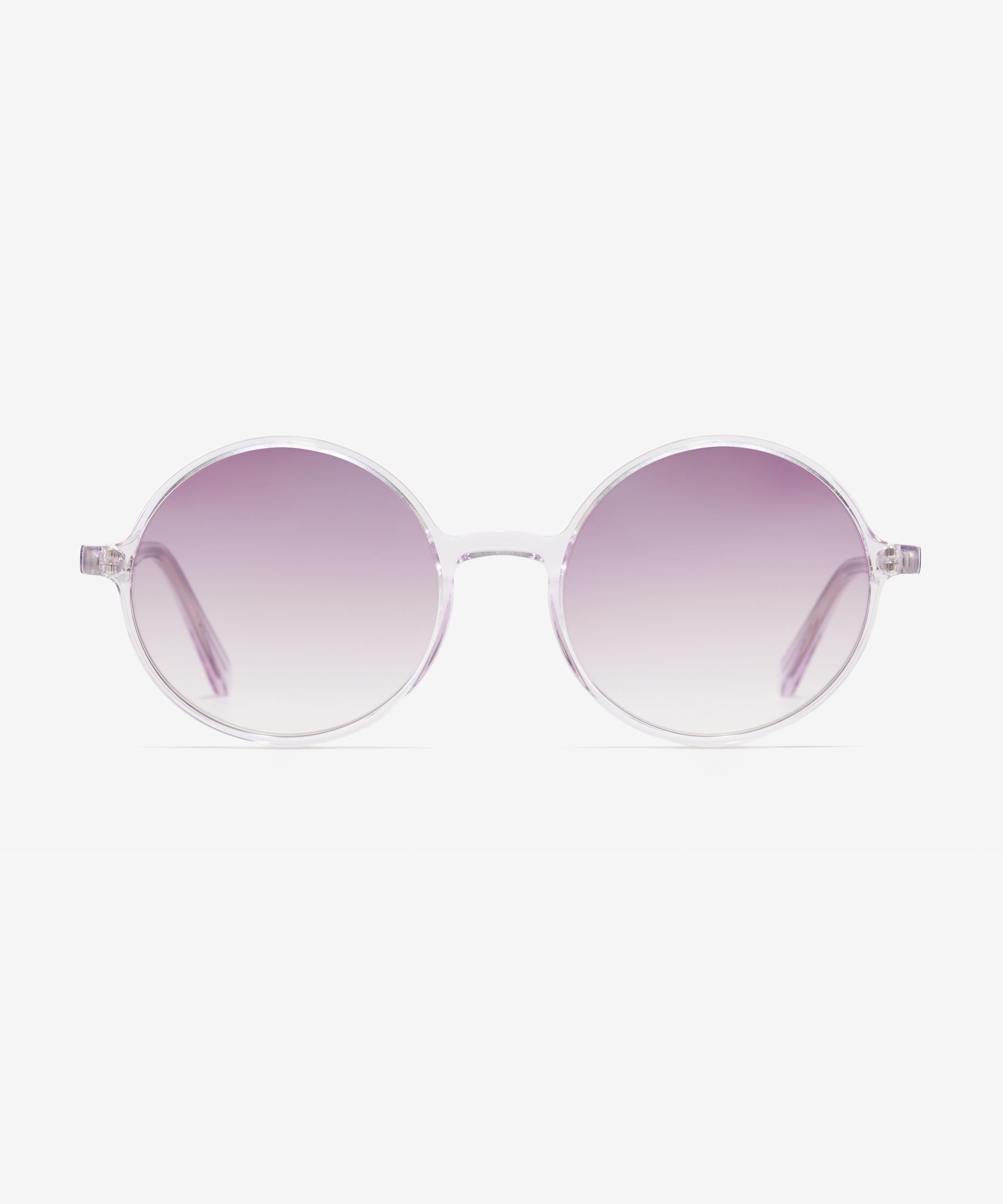Front image of the sunglasses The Poetic in colour Lilac and size Wide