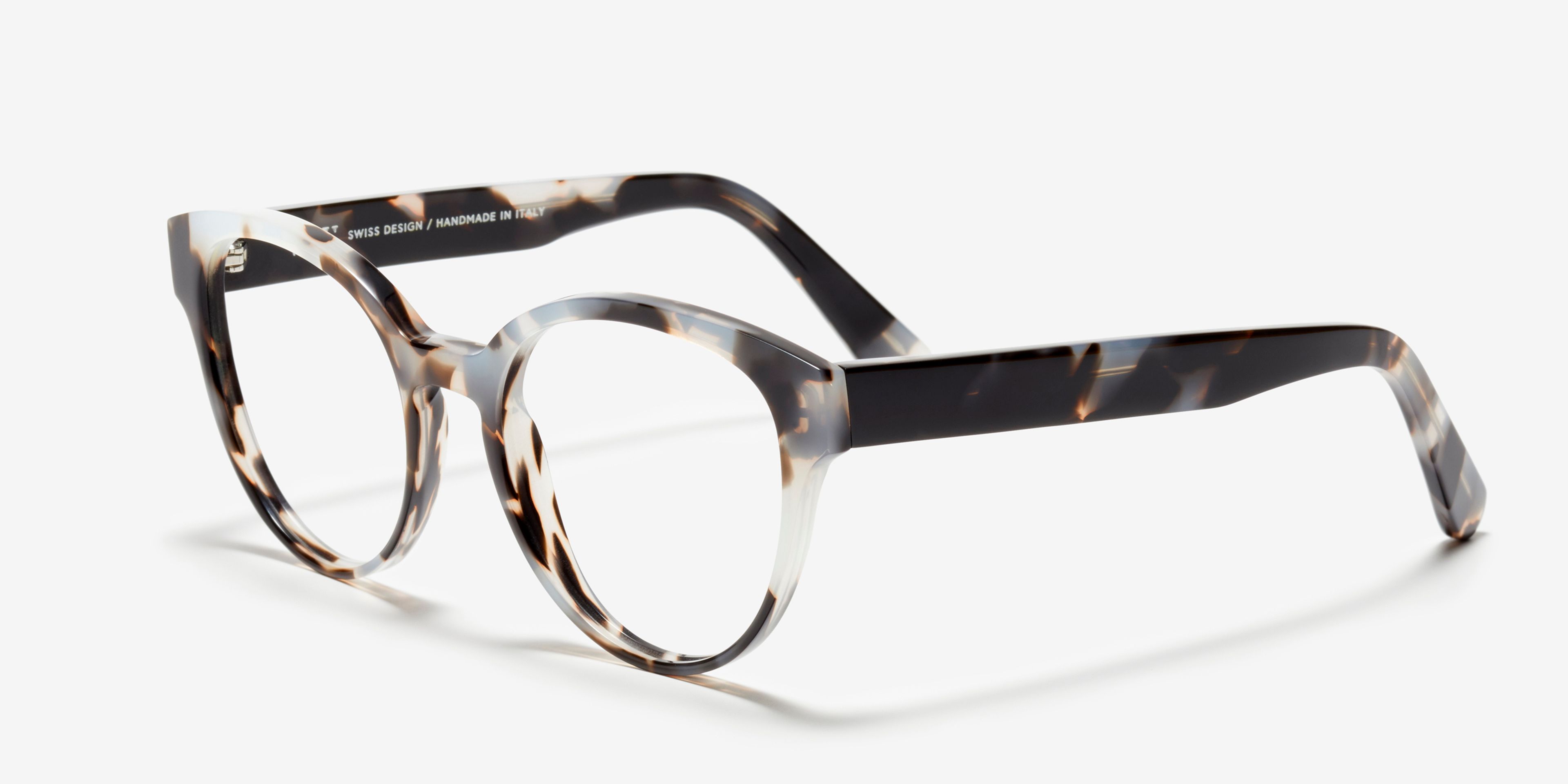 Schräg-Bild der Brille The Dazzling in Farbe Midnight Havana und Größe Mittel