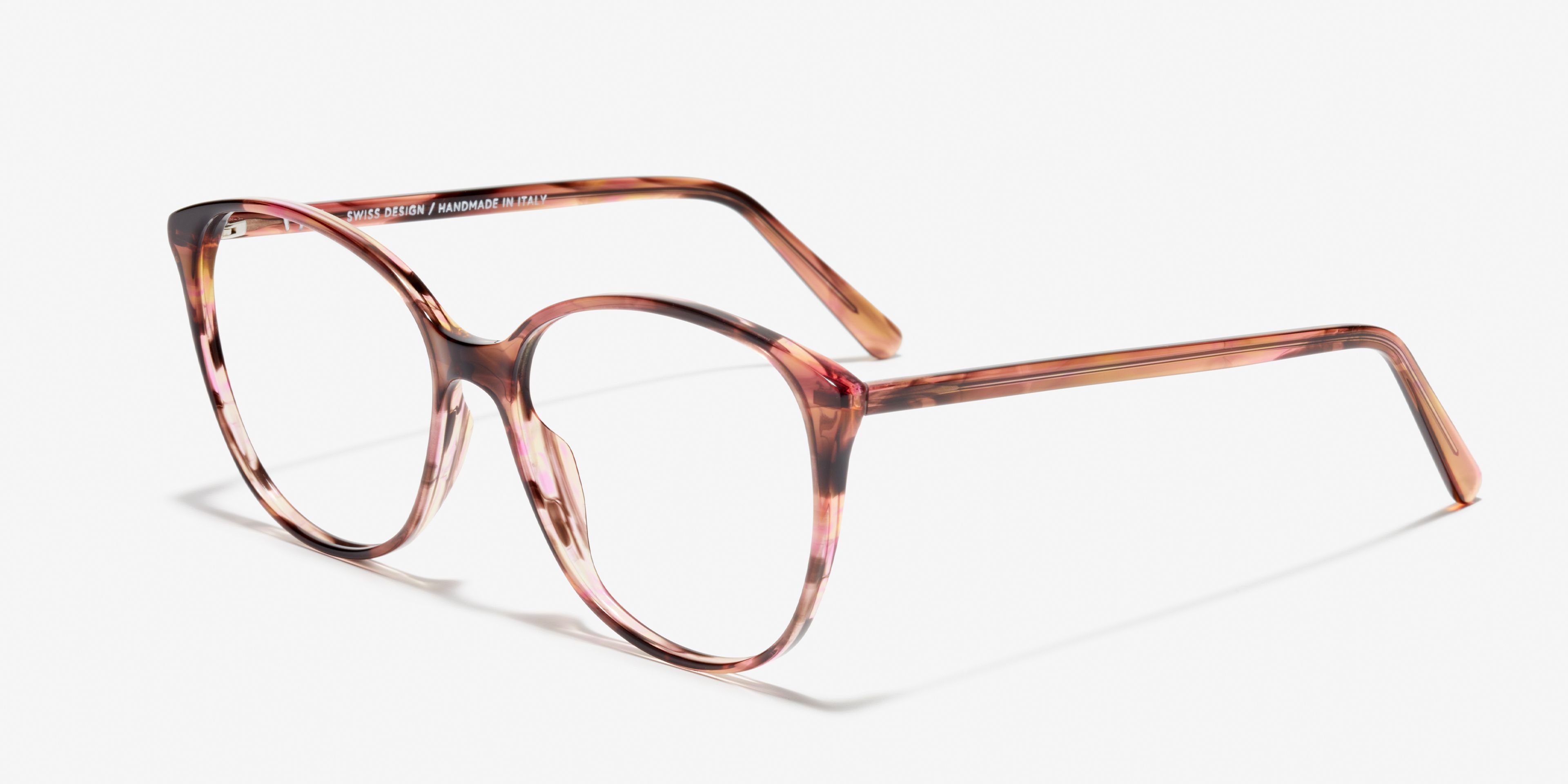 Angle image of the frame The Admired in colour Sunset Tortoise and size Medium