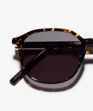 Detail image of the sunglasses The Educated in colour Ember and size Medium