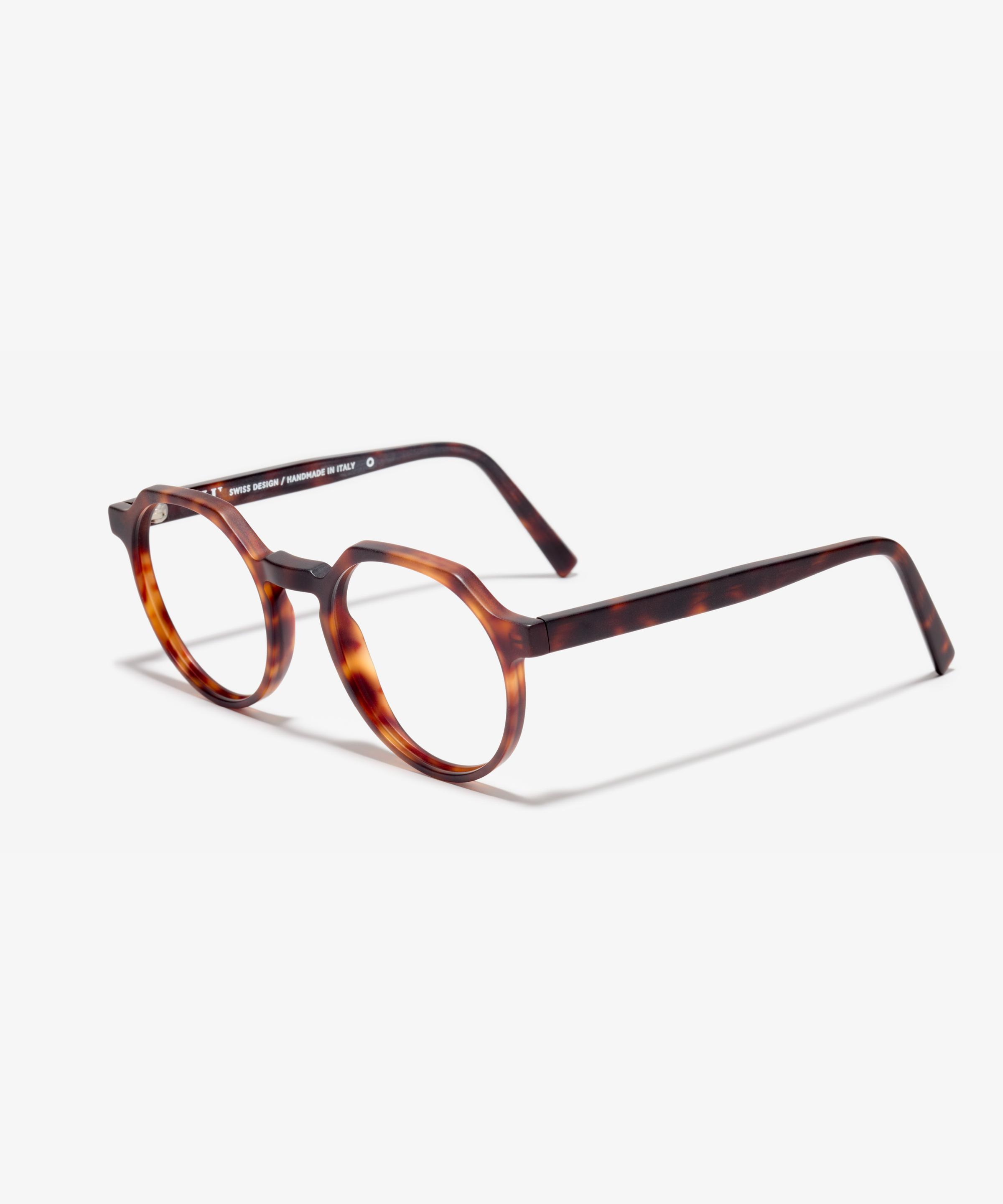 Angle image of the frame The Cultivated in colour Tortoise and size Medium