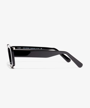 Seite-Bild der Brille The Fearless in Farbe Black und Grösse Breit