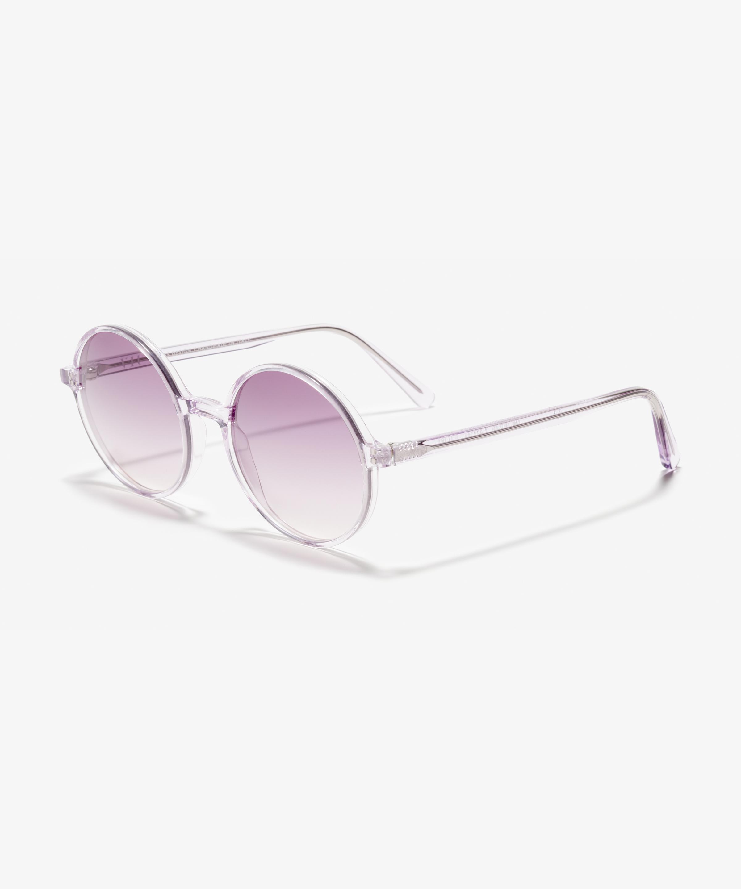 Angle image of the sunglasses The Poetic in colour Lilac and size Wide