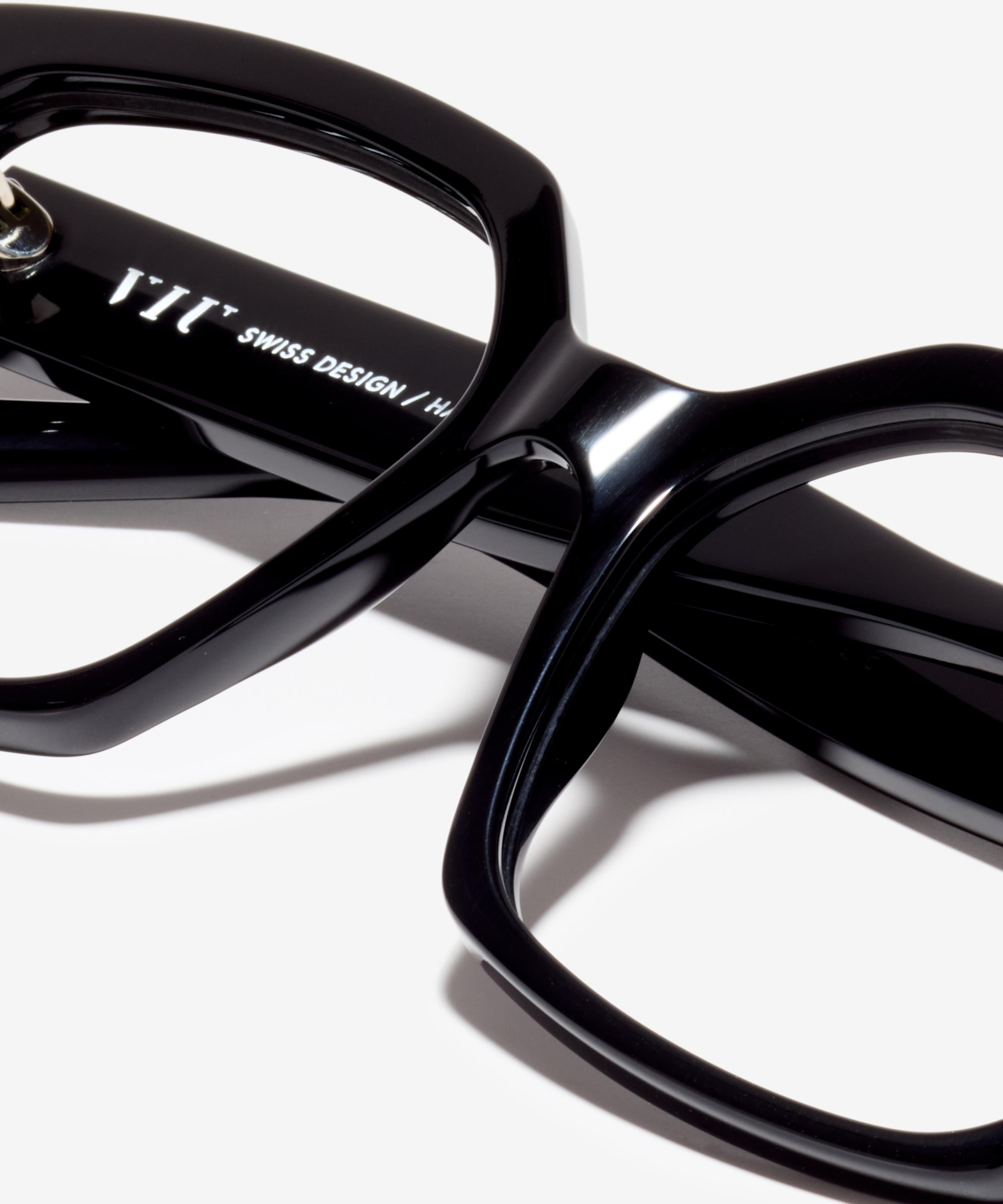 Detail-Bild der Brille The Royal in Farbe Black und Größe Breit