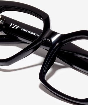 Detail-Bild der Brille The Royal in Farbe Black und Größe Breit
