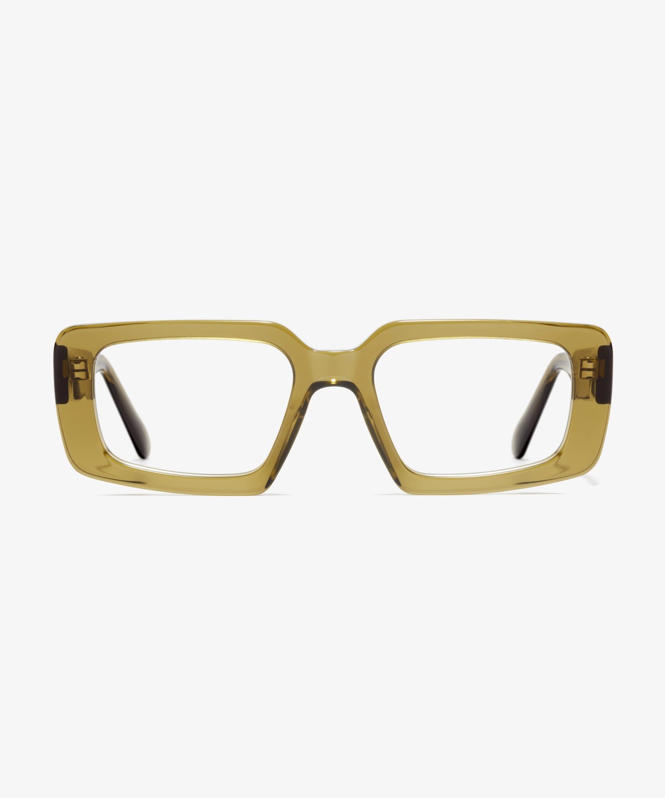Front image of the frame The Fearless in colour Olive Green and size Wide