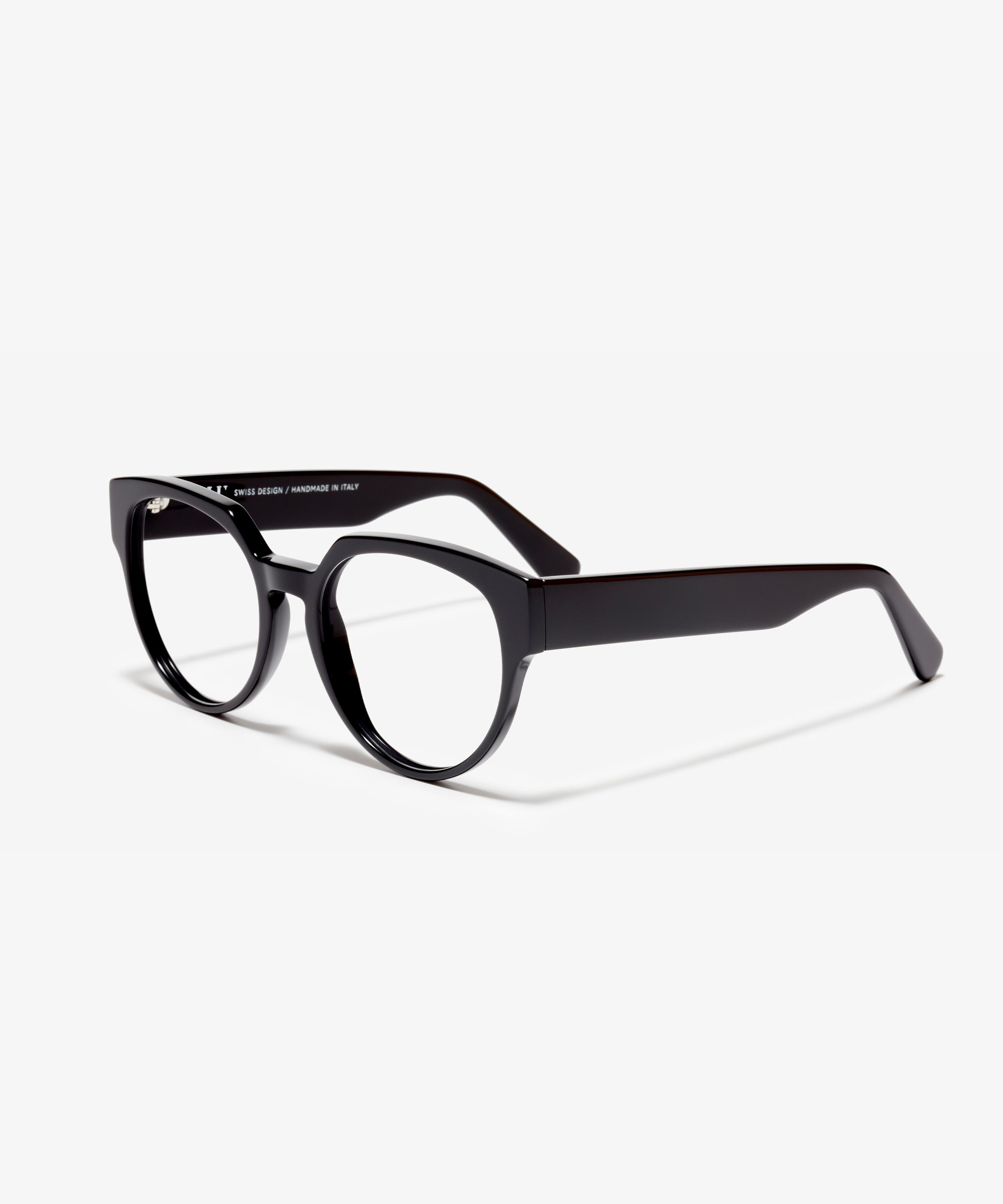 Schräg-Bild der Brille The Chic in Farbe Black und Größe Mittel