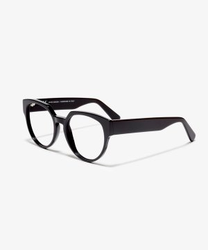 Schräg-Bild der Brille The Chic in Farbe Black und Größe Mittel