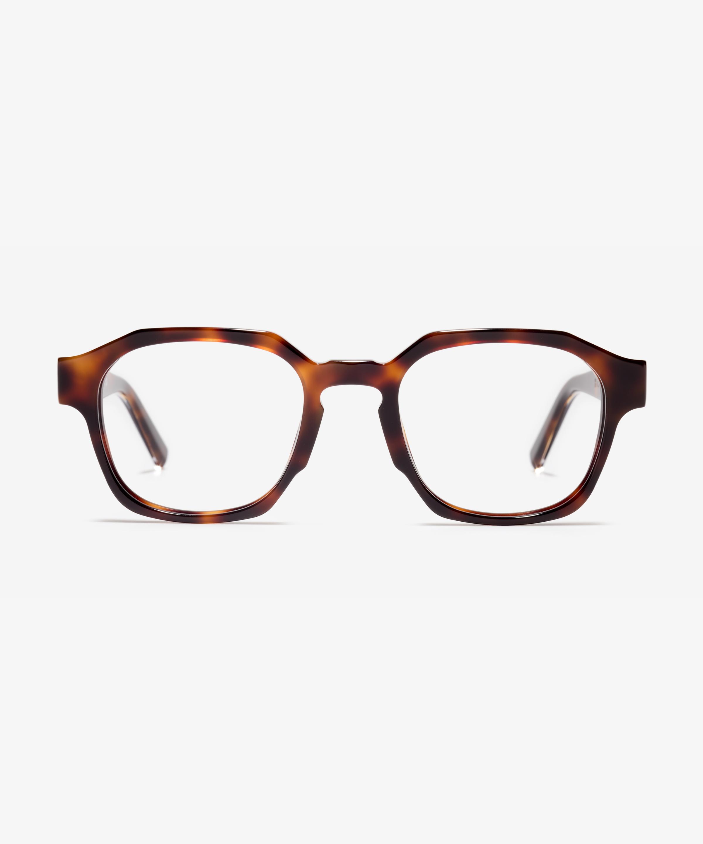 Front-Bild der Brille The Authentic in Farbe Cherrywood und Grösse Breit