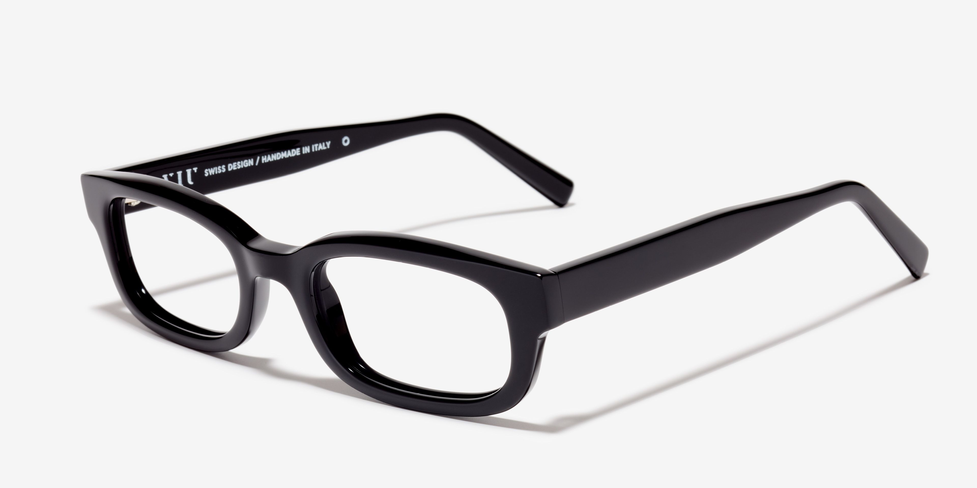 Schräg-Bild der Brille The Shameless in Farbe Black und Größe Breit
