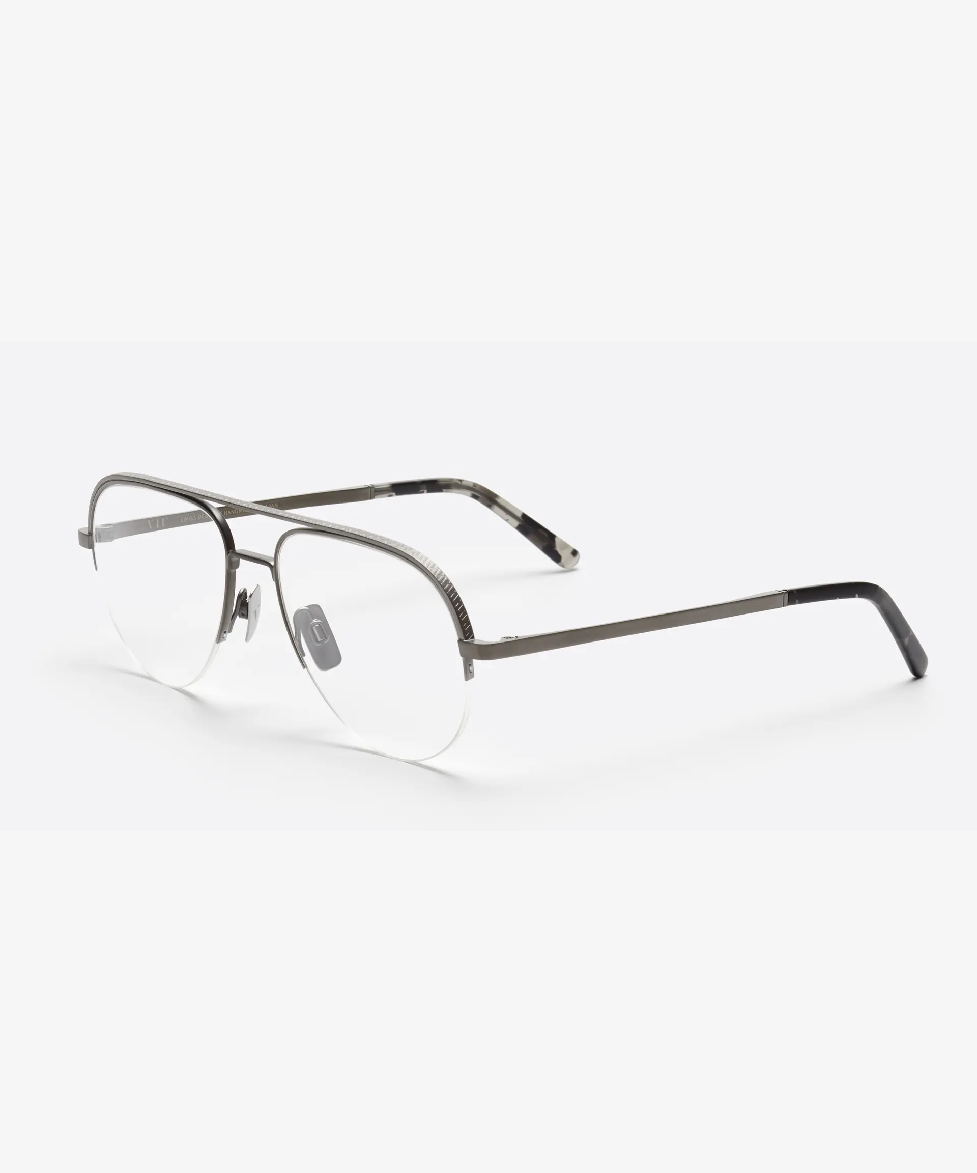 Angle image of the frame The Nomad in colour Gunmetal and size Wide