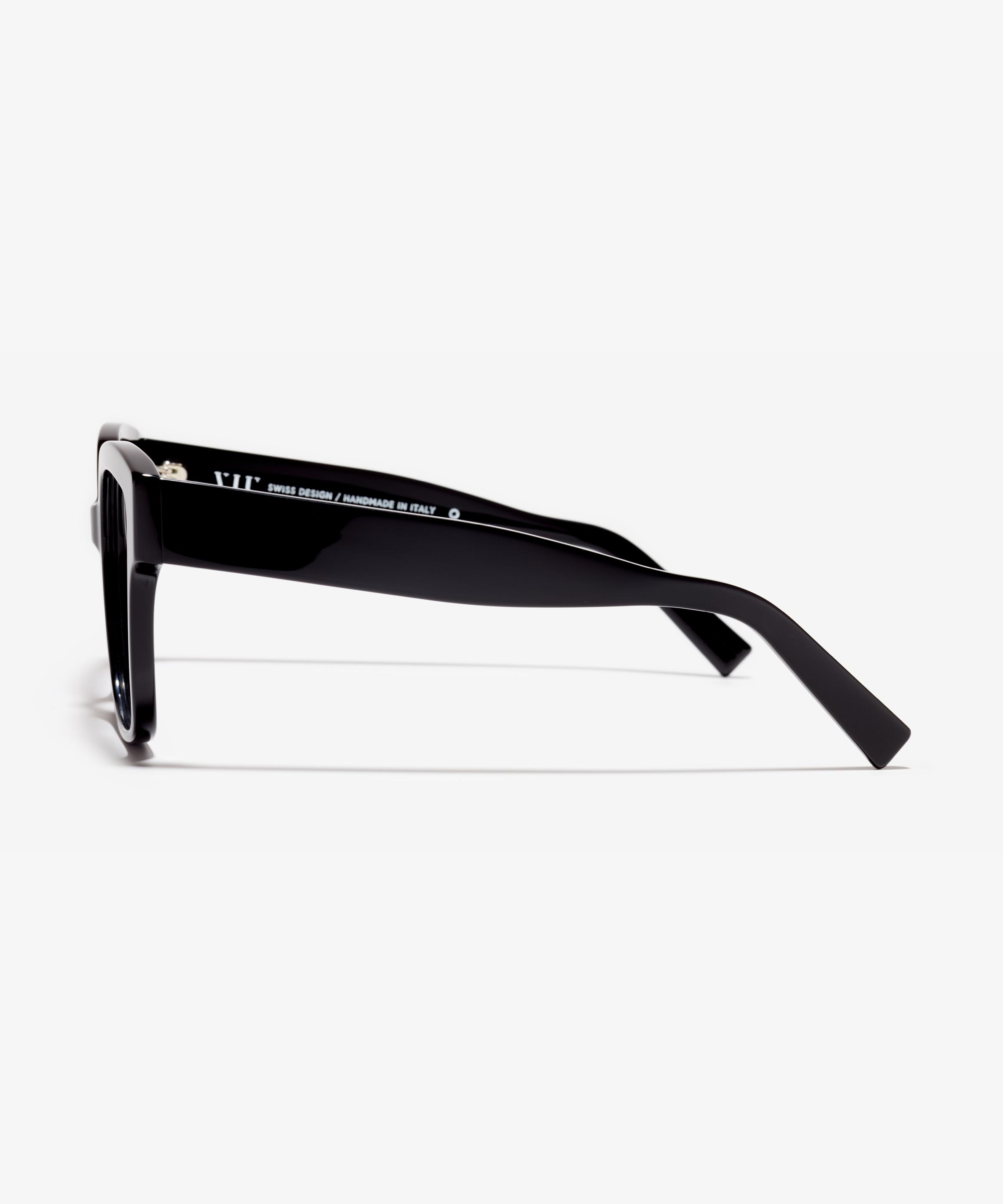 Seite-Bild der Brille The Royal in Farbe Black und Größe Breit