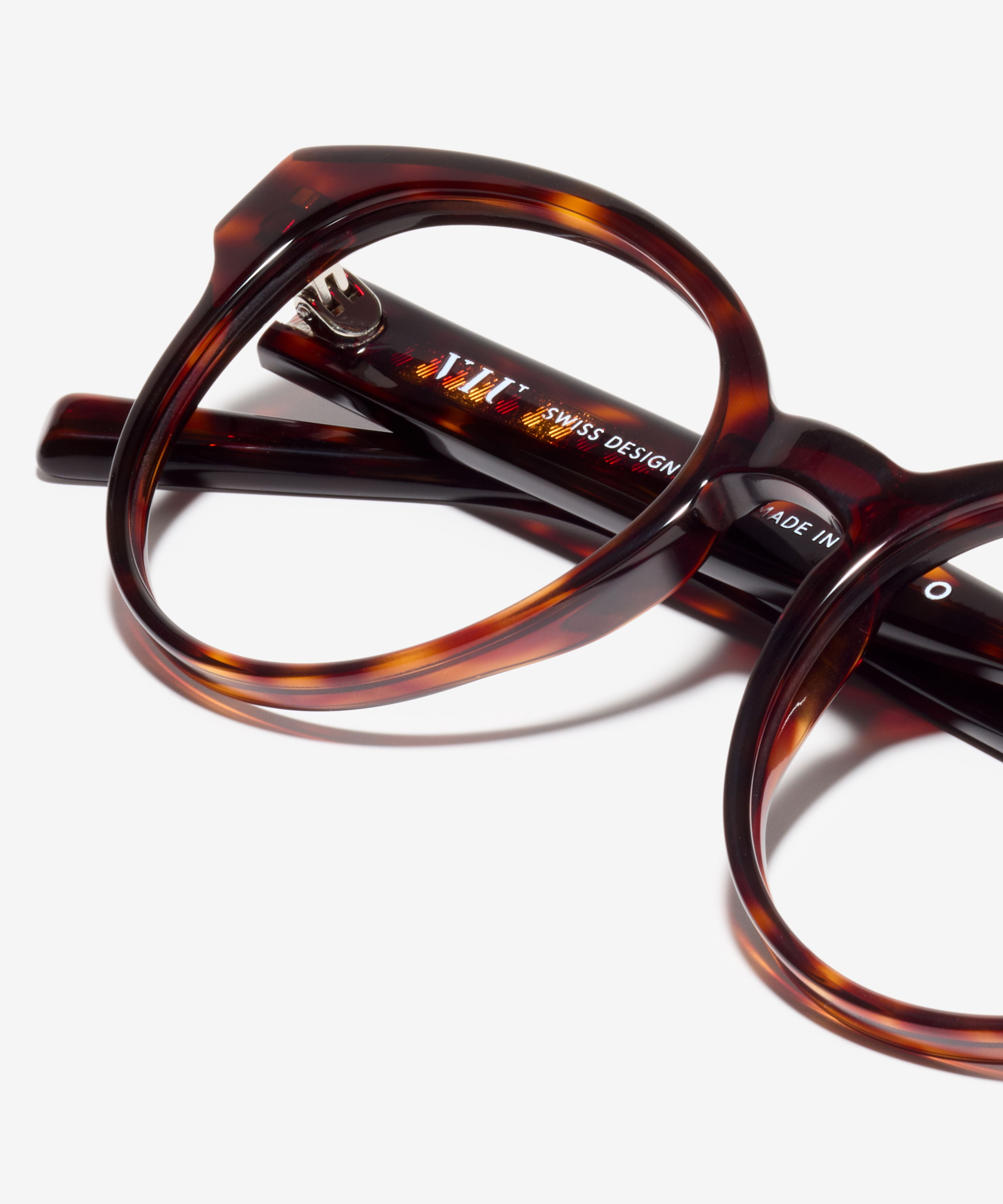 Detail-Bild der Brille The Dazzling in Farbe Tortoise und Grösse Mittel