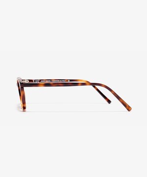 Seite-Bild der Brille The Simple in Farbe Cherrywood und Größe Schmal